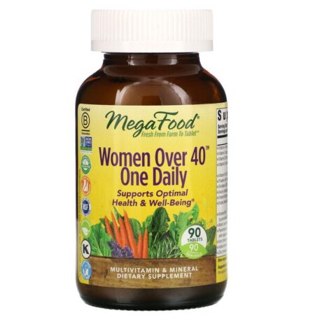 MegaFood, Women Over 40 One Daily, 90 Comprimidos