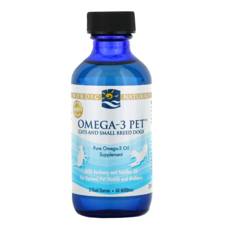 Nordic Naturals, Ômega 3 Bichos de Estimação, para Gatos e Cães de Raças Pequenas, 2 onças fluidas (60 mL) - Image 3