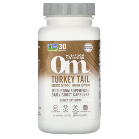 Om Mushrooms, Chaga, 667 mg , 90 Vegetarian Capsules