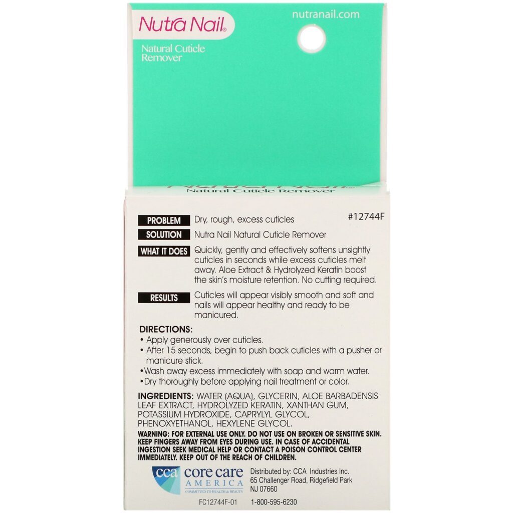 Nutra Nail, Naturals, Cuticle Remover, .50 fl oz (15 ml) - Imagem 3