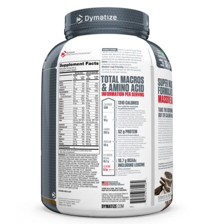 Dymatize Nutrition, Super-ganha massa, Biscoitos e Creme, 2,7 kg - Image 2