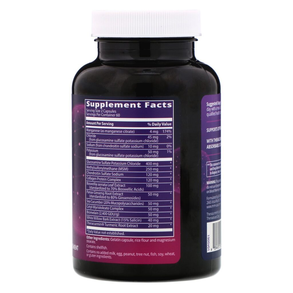 MRM, Joint Synergy +, 120 Cápsulas - Imagem 2