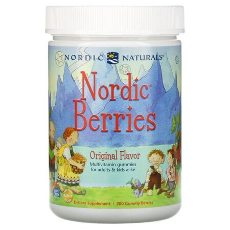 Nordic Naturals, Nordic Berries, Balas de Goma Multivitamínicas, Sabor Original, 200 Balas de Goma