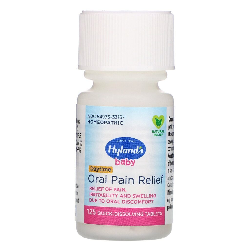 Hyland's, Baby, Oral Pain Relief Daytime, 125 Quick-Dissolving Tablets - Imagem 3