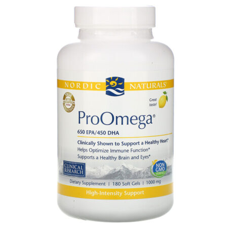 Nordic Naturals, ProOmega, Lemon, 1,000 mg, 180 Softgels