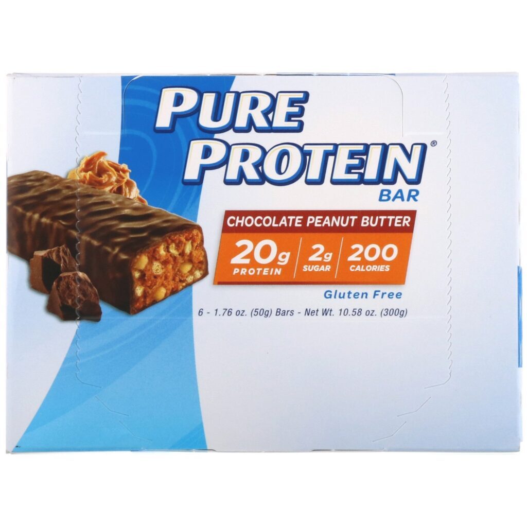 Pure Protein, Barra de Manteiga de Amendoim e Chocolate, 6 Barrinhas, 50 g (1,76 oz) Cada - Imagem 2