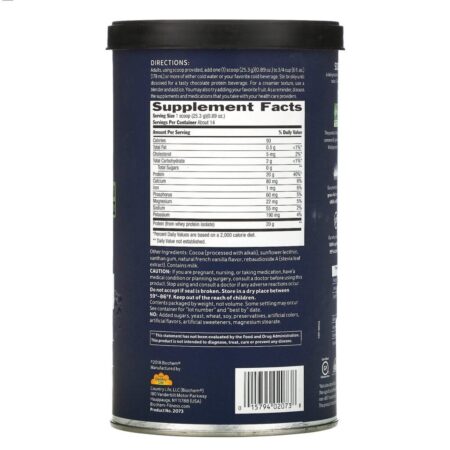 Biochem, 100% Whey Isolate Protein, Sugar Free, Chocolate Flavor, 12.5 oz (355 g) - Imagem 2