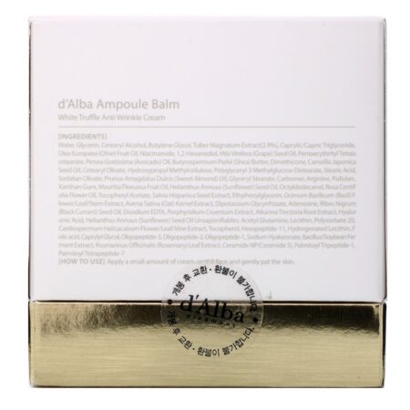 d'Alba, White Truffle, Anti-Wrinkle Cream, Ampoule Balm, 1.76 oz (50 g) - Image 5