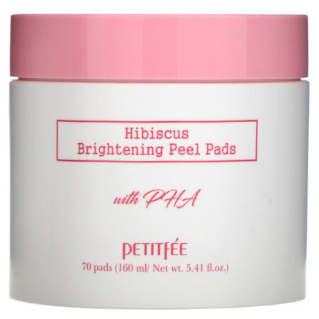 Petitfee, Hibiscus, Brightening Peel Pads, 70 Pads, 5.41 fl.oz (160 ml)