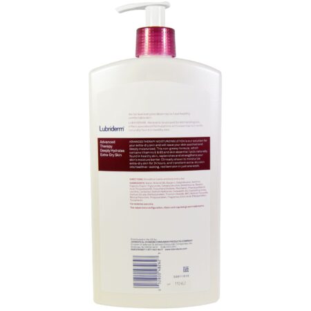 Lubriderm, Loção de Terapia Avançada, Hidrata Profundamente Peles Extra-Secas, 24 oz fl. (709 ml) - Image 2