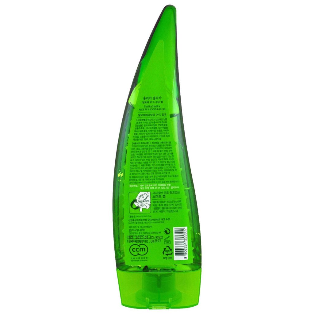 Holika Holika, Gel calmante, Aloé 99%, 8,45 fl oz (250 ml) - Imagem 2