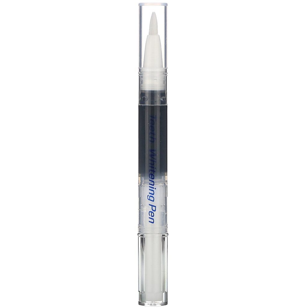 Active Wow, 24K White, Sparkly Teeth Whitening Pen, Charcoal + Mint, 0.09 fl oz (2.5 ml) - Imagem 3