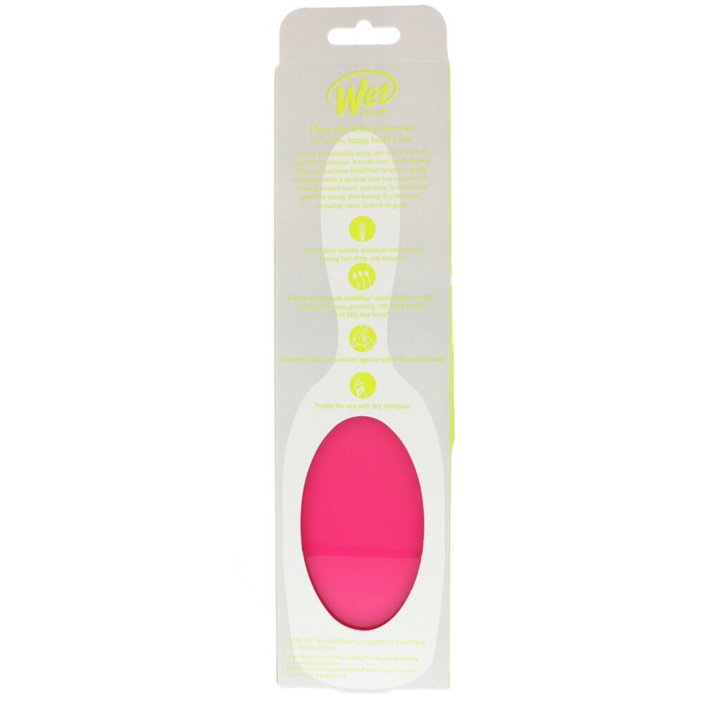 Wet Brush, Shine Enhancer Brush, Pink, 1 Brush - Imagem 3