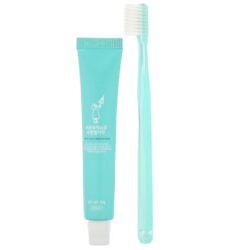 First Salt After Rain, Grey Salt, Conjunto de Escova de Dentes e Creme Dental, Azul, 1 Kit