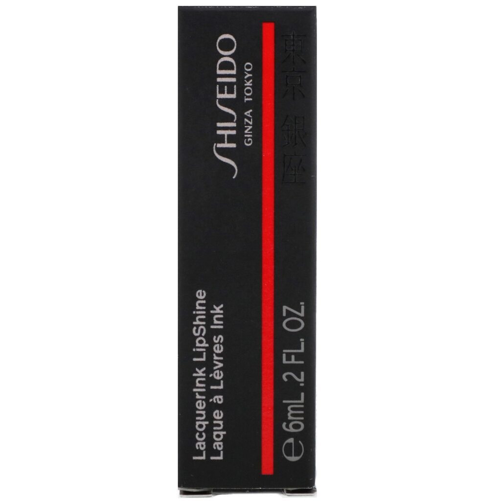 Shiseido, LacquerInk LipShine, 306 Coral Spark, .2 fl oz (6 ml) - Imagem 2