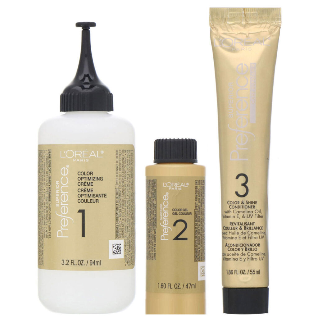 L'Oreal, Superior Preference, Sistema Hi-Lift Color + Shine, Warmer, Hi-Lift Gold Brown UL63, 1 Aplicação - Imagem 3