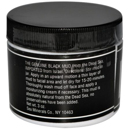 Sea Minerals, Lama Negra, Máscara Facial Natural, 3 oz - Image 2