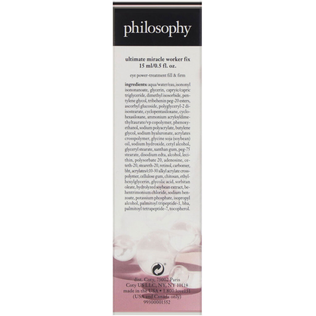 Philosophy, Ultimate Miracle Worker Fix, tratamento poderoso para os olhos, 15 ml - Imagem 3