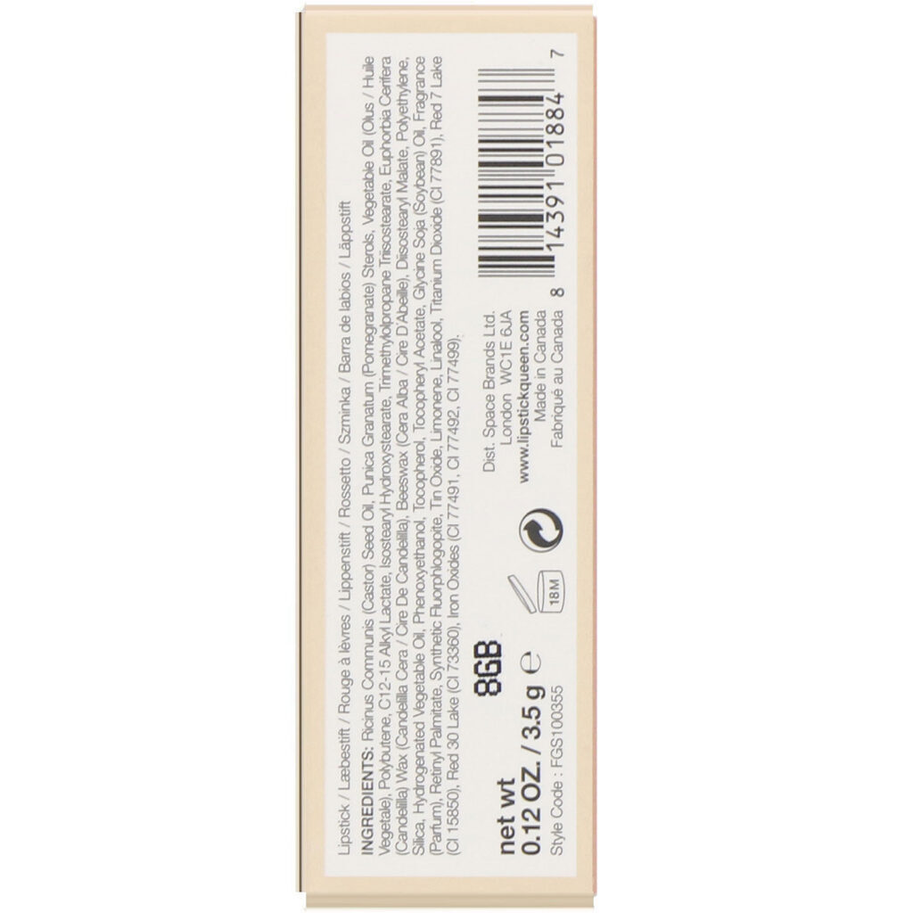 Lipstick Queen, Nothing But The Nudes, Lipstick, Blooming Blush, 0.12 oz (3.5 g) - Imagem 3