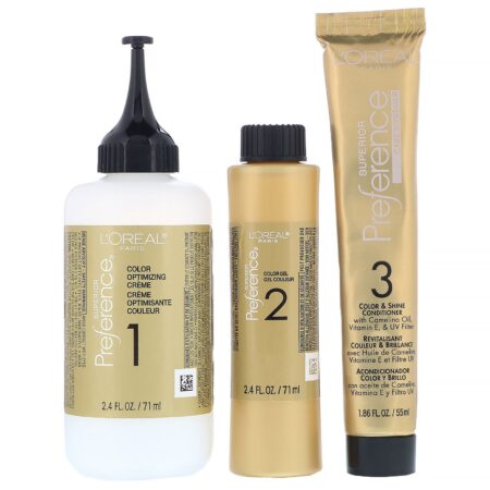 L'Oreal, Superior Preference, Sistema Fade-Defying Color + Shine, Natural, Light Brown 6, 1 Aplicação - Image 3