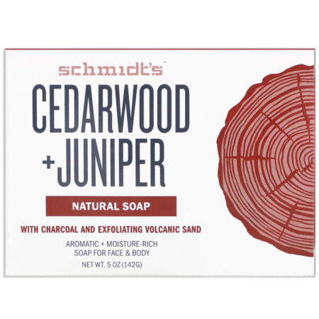 Schmidt's, Natural Soap, Cedarwood +Juniper, 5 oz (142 g)