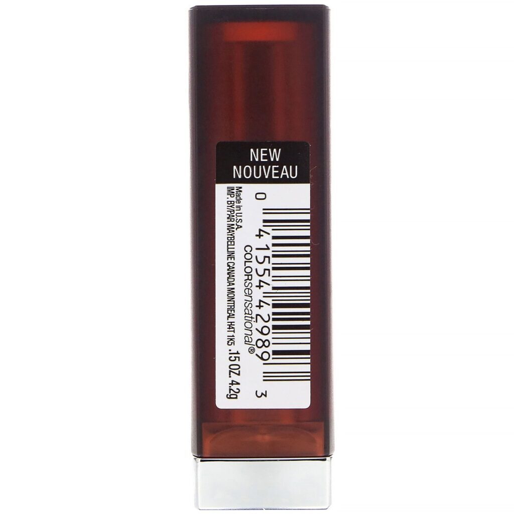 Maybelline, Color Sensational, batom cremoso matte, Touch of Spice 660, 4,2 g - Imagem 2