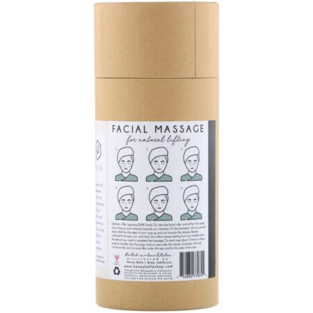 Honey Belle, Massageador Facial de Obsidiana Negra, 1 Rolo - Image 3