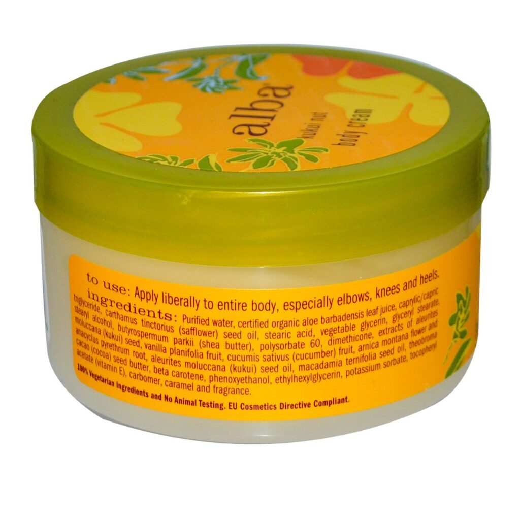 Alba Botanica, Creme Corporal, Kukui Nut, 6,5 oz (180 g) - Imagem 2