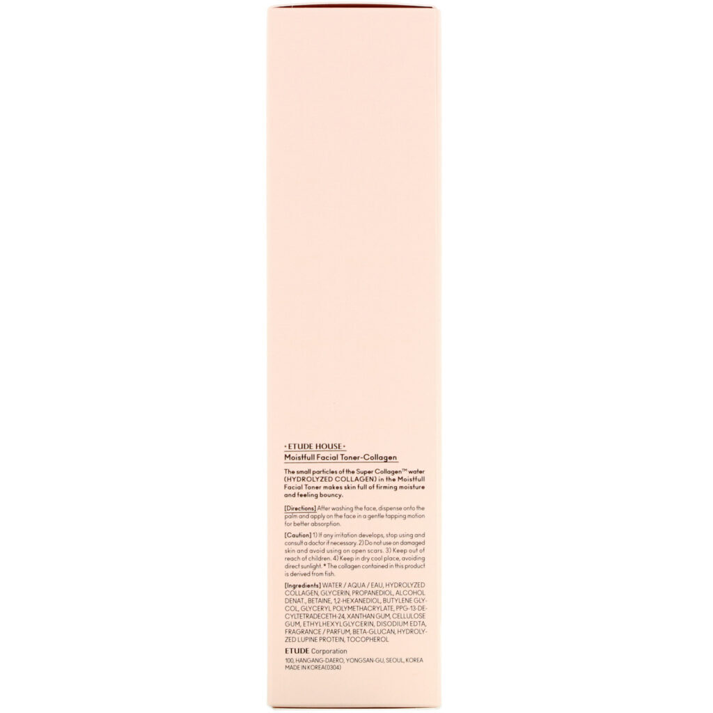 Etude House, Moistfull Collagen, Facial Toner, White Lupin, 6.76 fl oz (200 ml) - Imagem 3