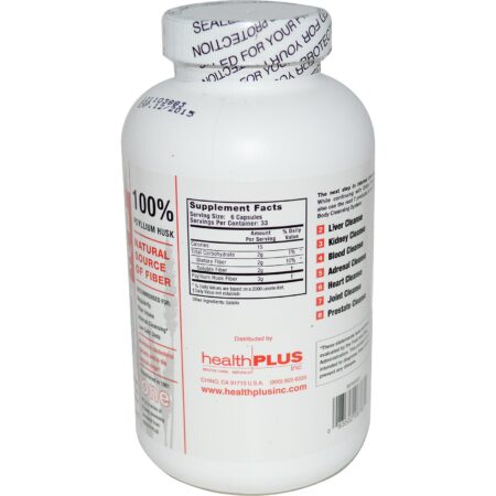 Health Plus, A Limpeza de Cólon Original, Um 625 mg, 200 Cápsulas - Image 2