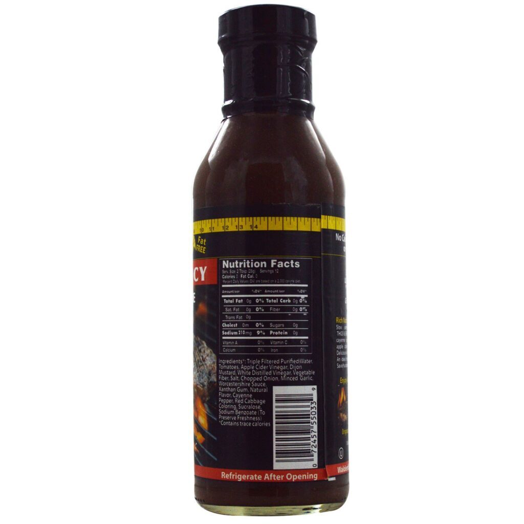 Walden Farms, Molho de churrasco Espesso e Apimentado, 12 oz (340 g) - Imagem 2