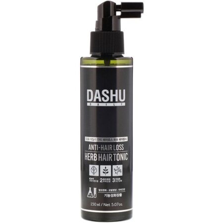 Dashu, Tônico Capilar Herbáceo Antiqueda, 5,07 oz (150 ml)