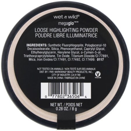 Wet n Wild, Pó iluminador MegaGlo Loose, I'm So Lit, 0,28 oz (8 g) - Image 3