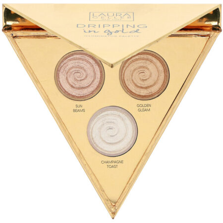 Laura Geller, Dripping in Gold, Paleta de Iluminadores, 1,2 g cada (0,04 oz)