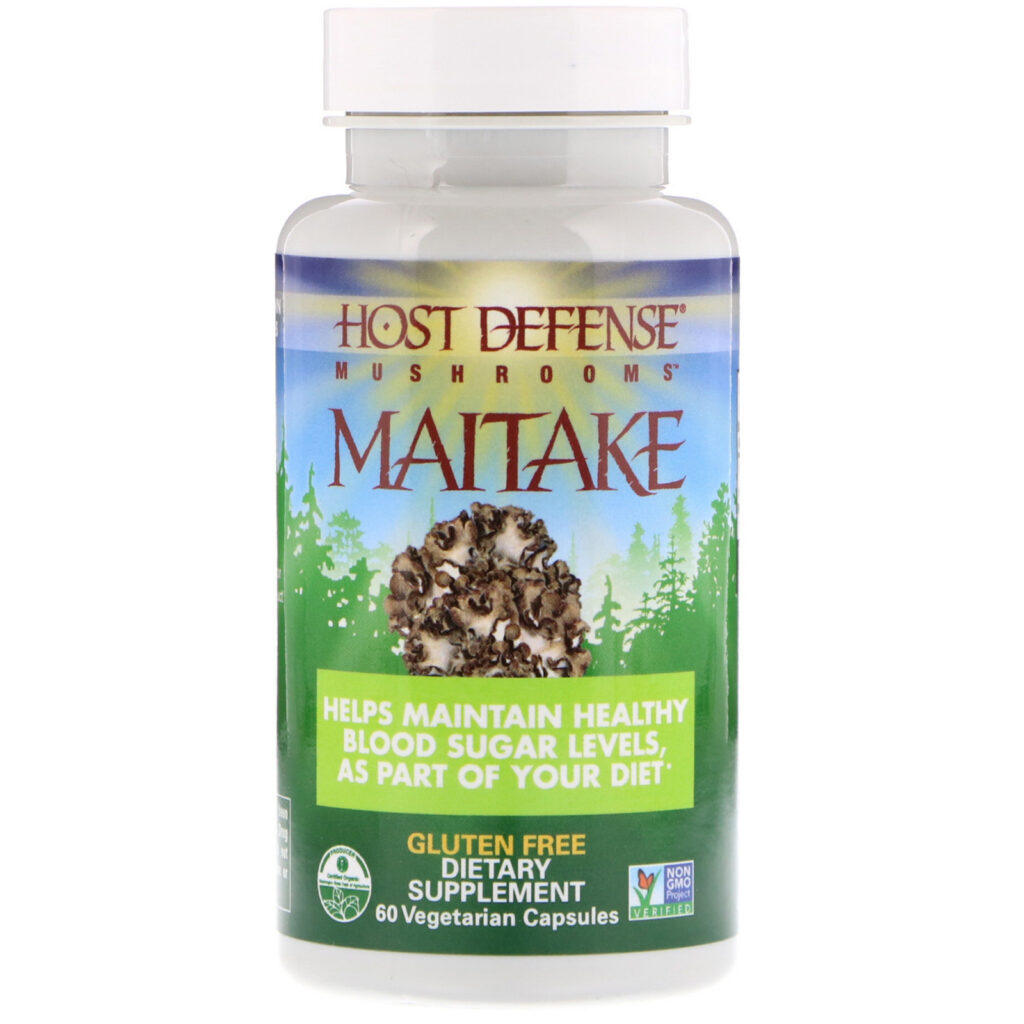Fungi Perfecti, Cogumelos para Defesa do Hospedeiro, Maitake Orgânico, 60 Cápsulas Vegetarianas - Imagem 3