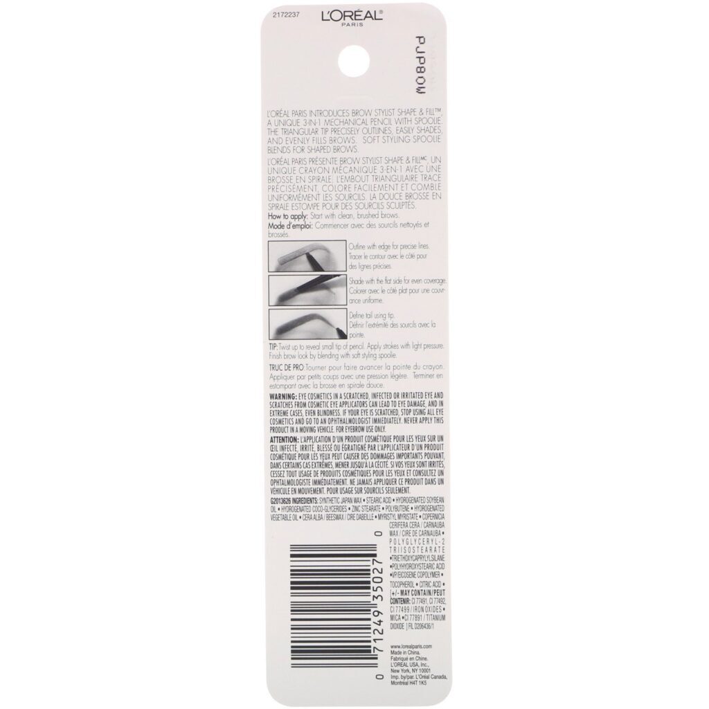 L'Oreal, Brow Stylist Shape & Fill, 400 Loiro, 250 mg - Imagem 3