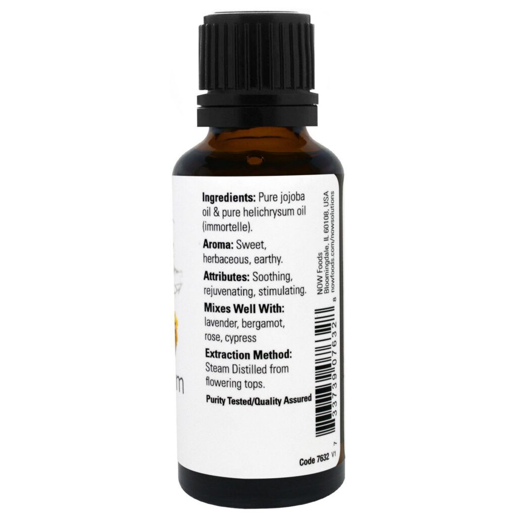 Now Foods, Helichrysum, 30 ml - Imagem 2