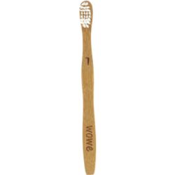 Wowe, Escova de Dentes Natural de Bambu, Crianças, Cerdas Macias, Pacote com 4