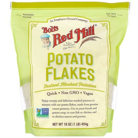 Bob's Red Mill, Potato Flakes, Instant Mashed Potatoes, 16 oz (454 g)