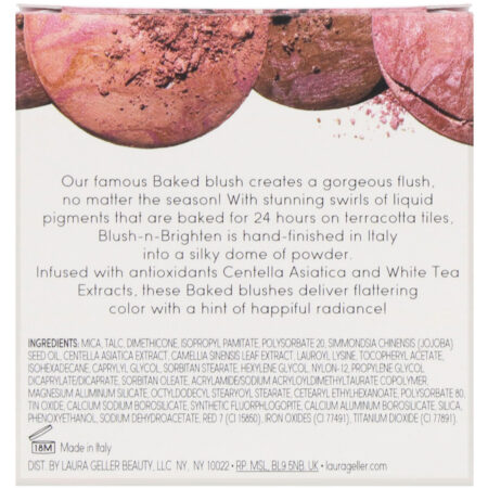 Laura Geller, Baked Blush-N-Brighten, manteiga rosa, 0,16 oz (4,5 g) - Image 3