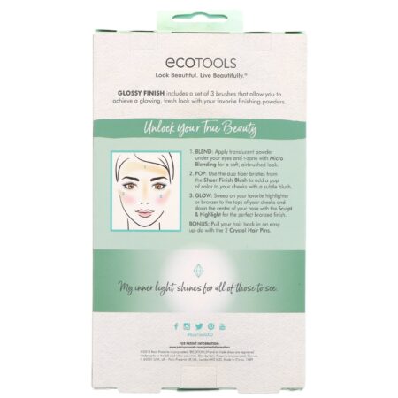 EcoTools, Kit de Beleza Glossy Finish, Kit com 5 Unidades - Image 3