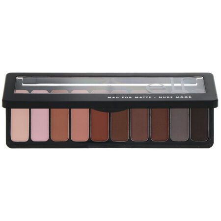 E.L.F., Paleta de Sombra em Tons Matte, Mad for Matte, Nude Mood, 14 g (0,49 oz)