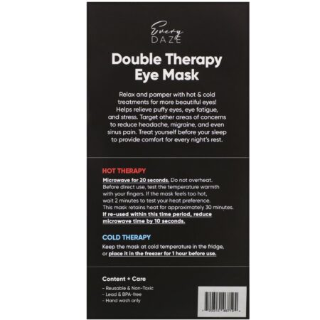 Everydaze, Double Therapy Eye Mask, Diamond, 1 Mask - Image 2