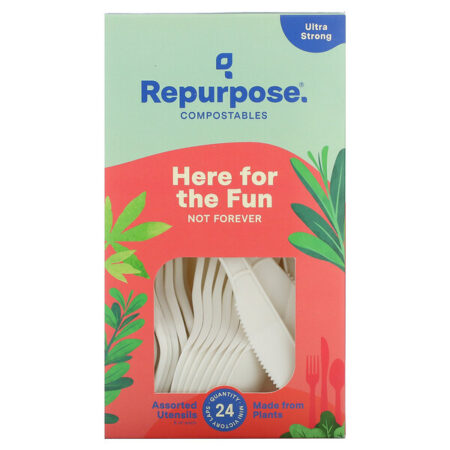 Repurpose, Ultra Strong, Assorted Utensils, 24 Count