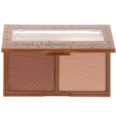 W7, Hollywood Bronze & Glow, Duo de bronzer e iluminador