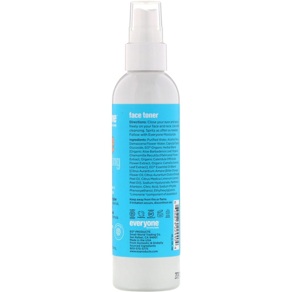 Everyone, Rosto, Tonificador Hidratante, 6 fl oz (177,4 ml) - Imagem 2