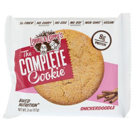 Lenny & Larry's, The COMPLETE Cookie, Snickerdoodle, 12 Cookies, 2 oz (57 g) Each - Image 4