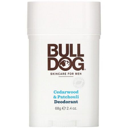 Bulldog Skincare For Men, Desodorante de Cedro e Patchuli, 2,4 oz (68 g)