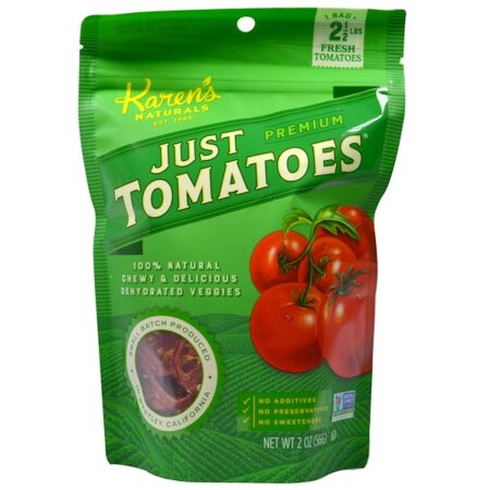 Karen's Naturals, Tomates Just Tomatoes, Premium, 56 g (2 oz)