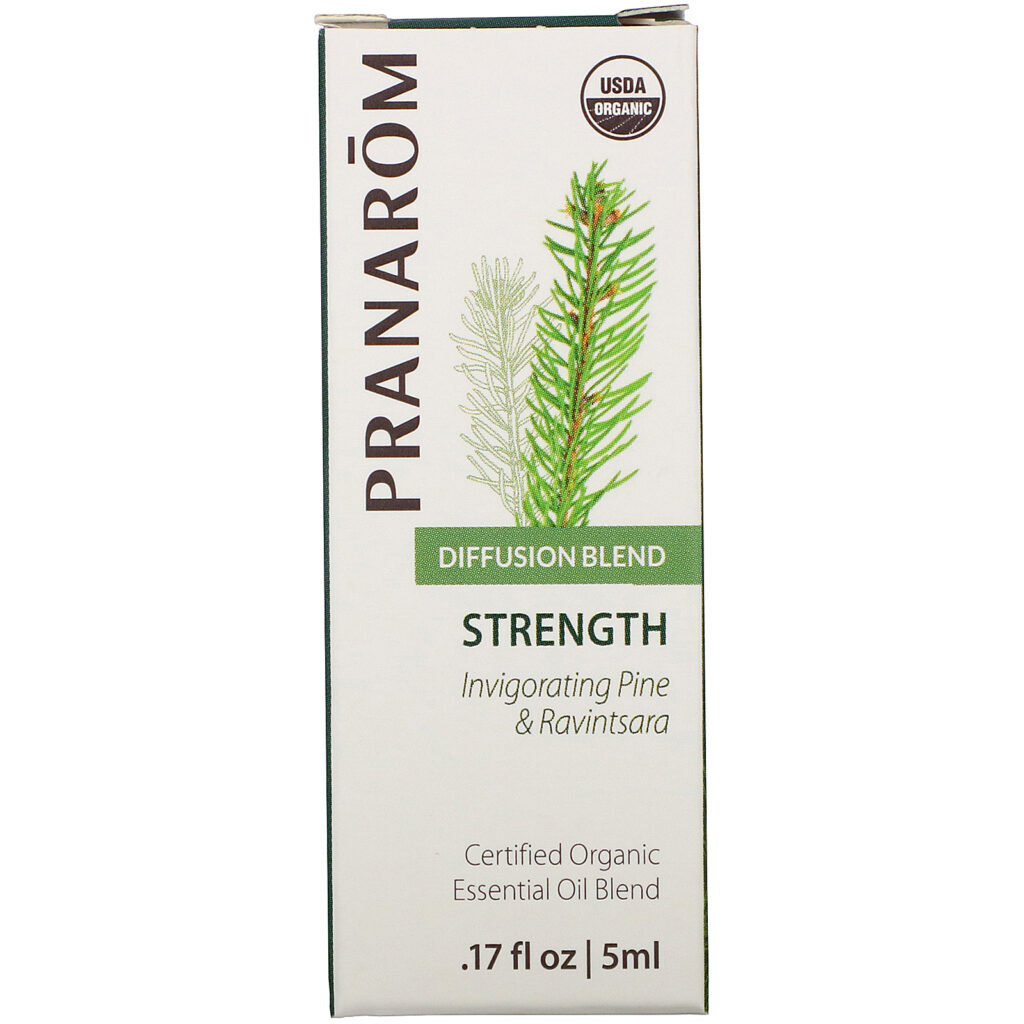 Pranarom, Essential Oil, Diffusion Blend, Strength, .17 fl oz (5 ml) - Imagem 2
